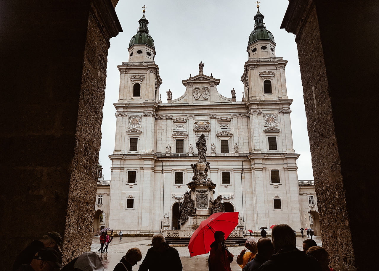Catedral de Salzburg - Dia Chuvoso