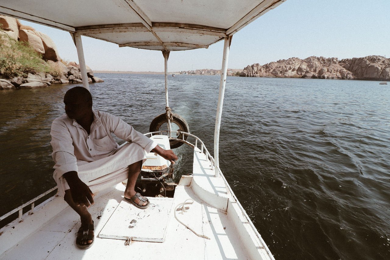 Pontos turísticos do Egito - Passeio de barco no Rio Nilo